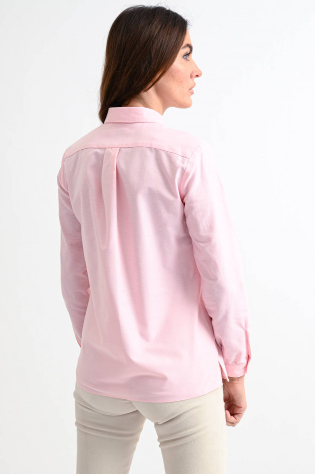 Etro Bluse mit Button-Down Kragen in Rosa