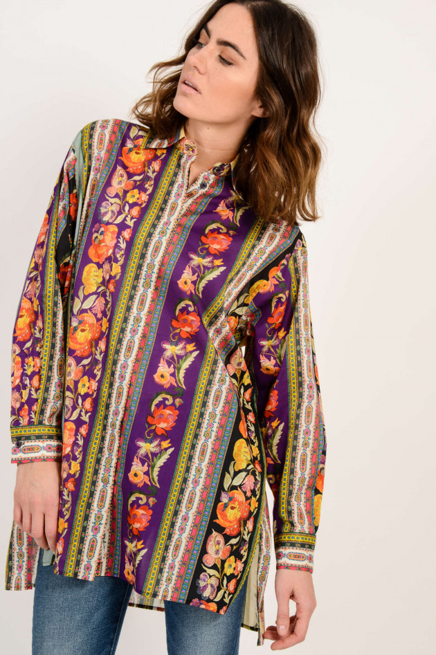 Etro Bluse aus Baumwolle mit Blumenmuster