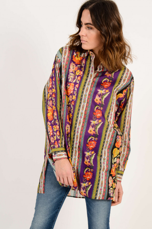 Etro Bluse aus Baumwolle mit Blumenmuster