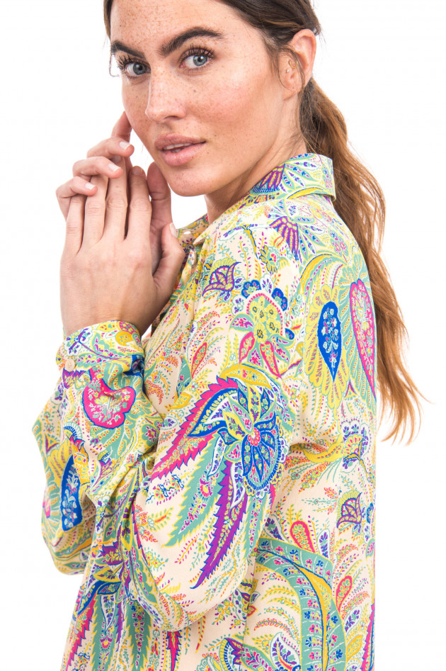 Etro Paisley-Bluse aus Seide in Multicolor