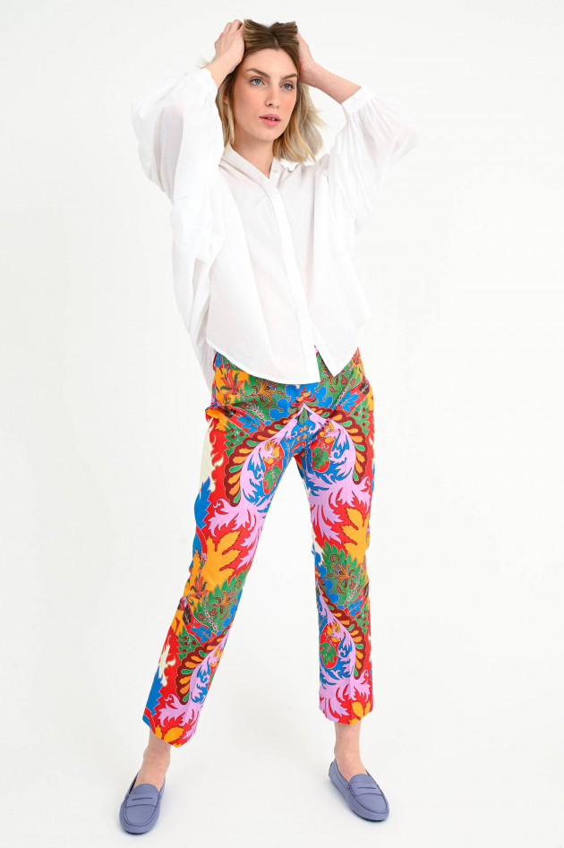 Etro Hose mit Allover-Muster in Multicolor