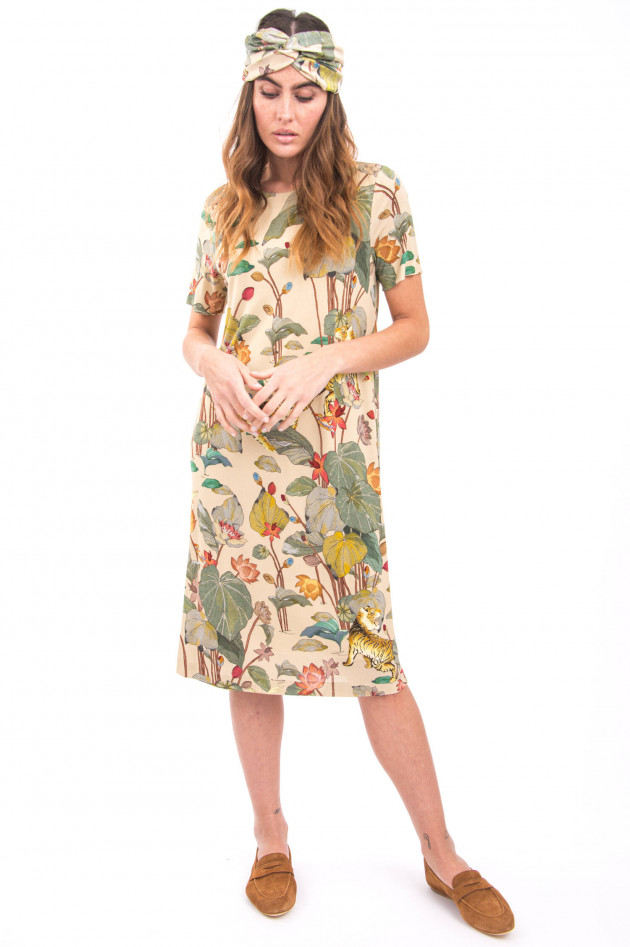 Etro Seidenhaarband mit Turban Fasson in Beige