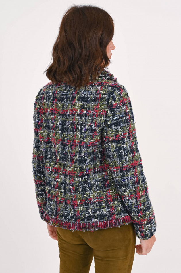 Etro Boucle-Jacke in Multicolor