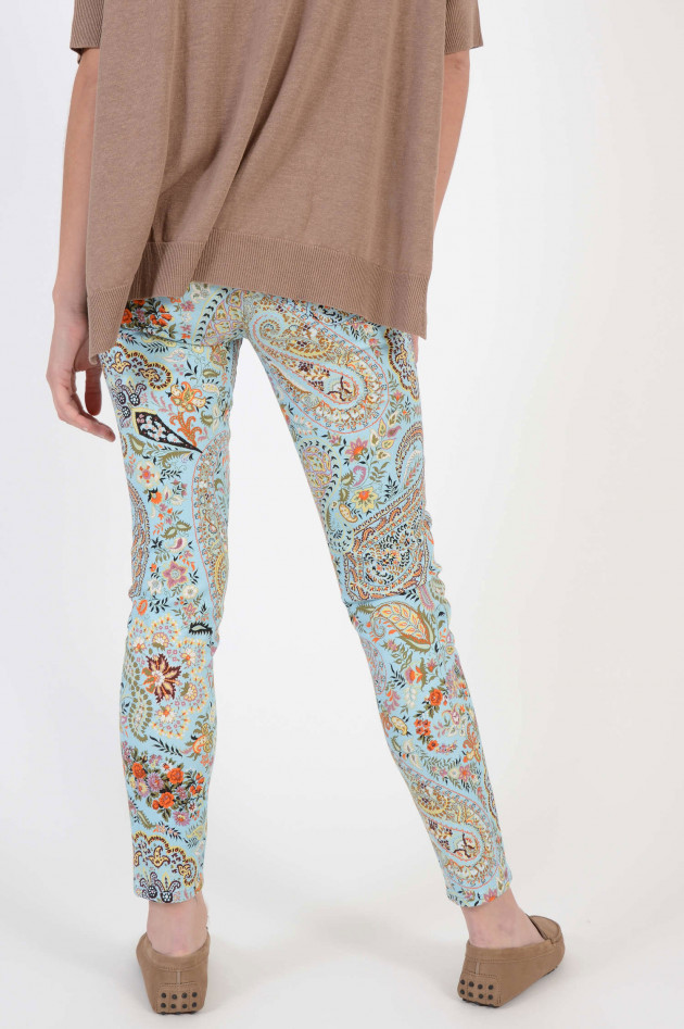 Etro Jeans in Hellblau gemustert