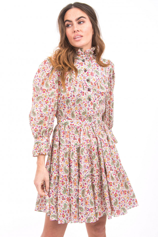 Etro Kleid mit Floralem Print in Multicolor