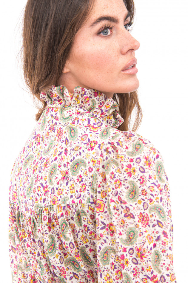 Etro Kleid mit Floralem Print in Multicolor