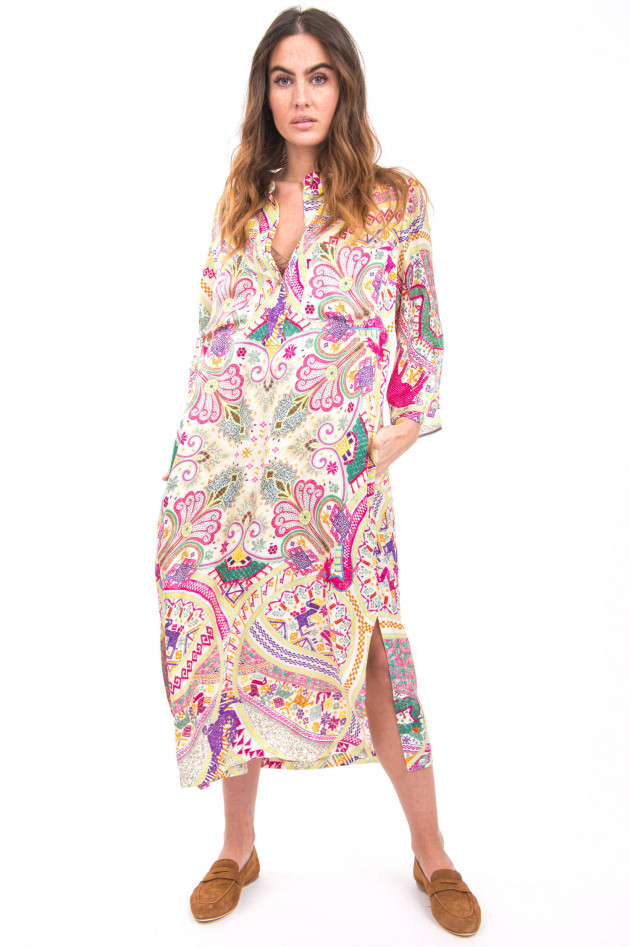 Etro Paisley Maxi-Kleid in Multicolor