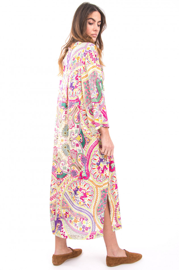 Etro Paisley Maxi-Kleid in Multicolor