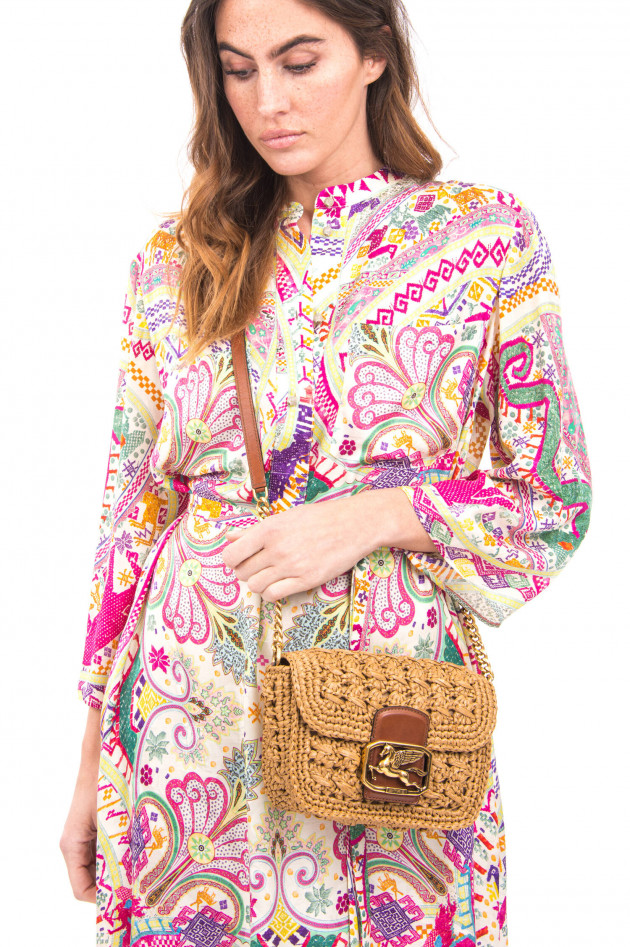 Etro Paisley Maxi-Kleid in Multicolor