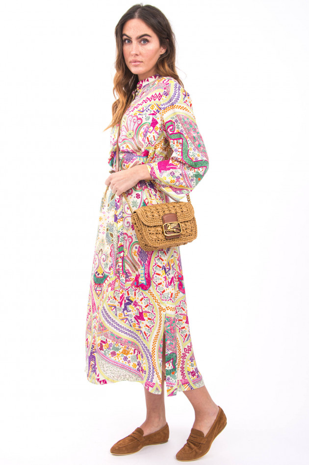 Etro Paisley Maxi-Kleid in Multicolor