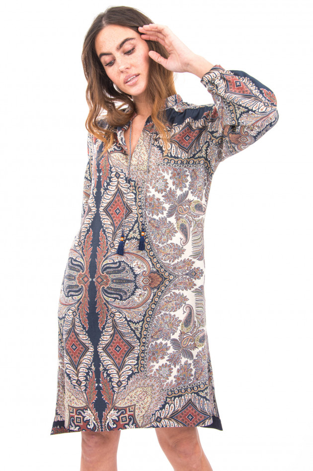 Etro Boho-Kleid mit Paisleymuster in Multicolor