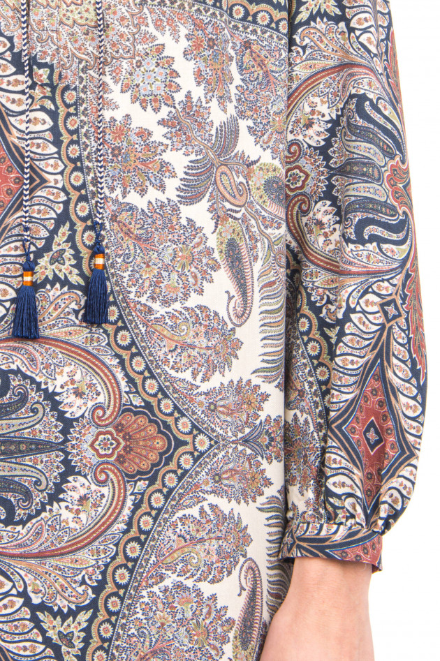 Etro Boho-Kleid mit Paisleymuster in Multicolor