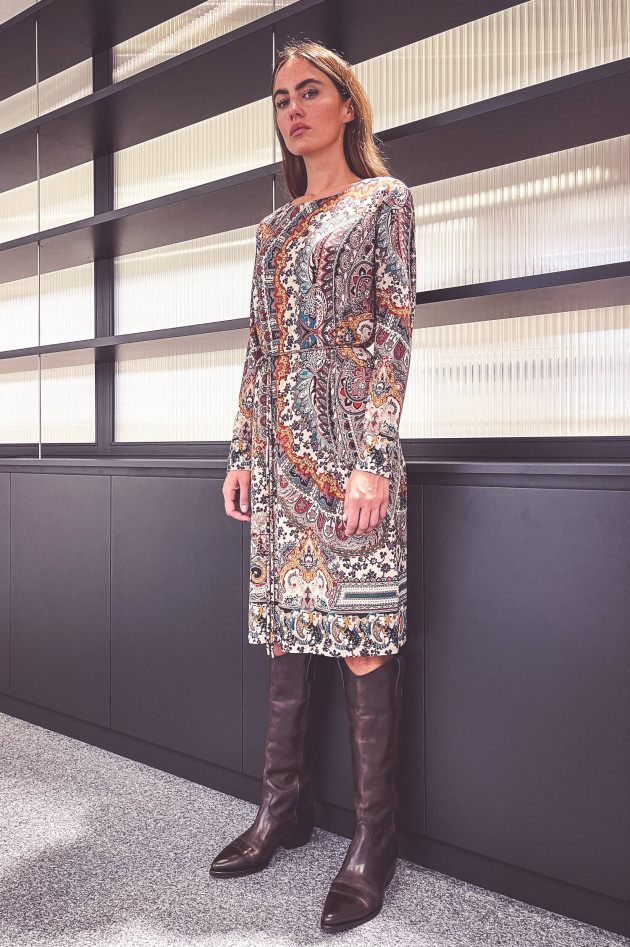 Etro Midi-Jerseykleid mit Paisley-print in Multicolor