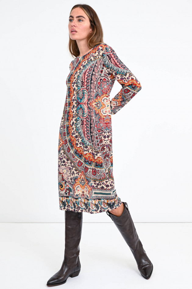 Etro Midi-Jerseykleid mit Paisley-print in Multicolor