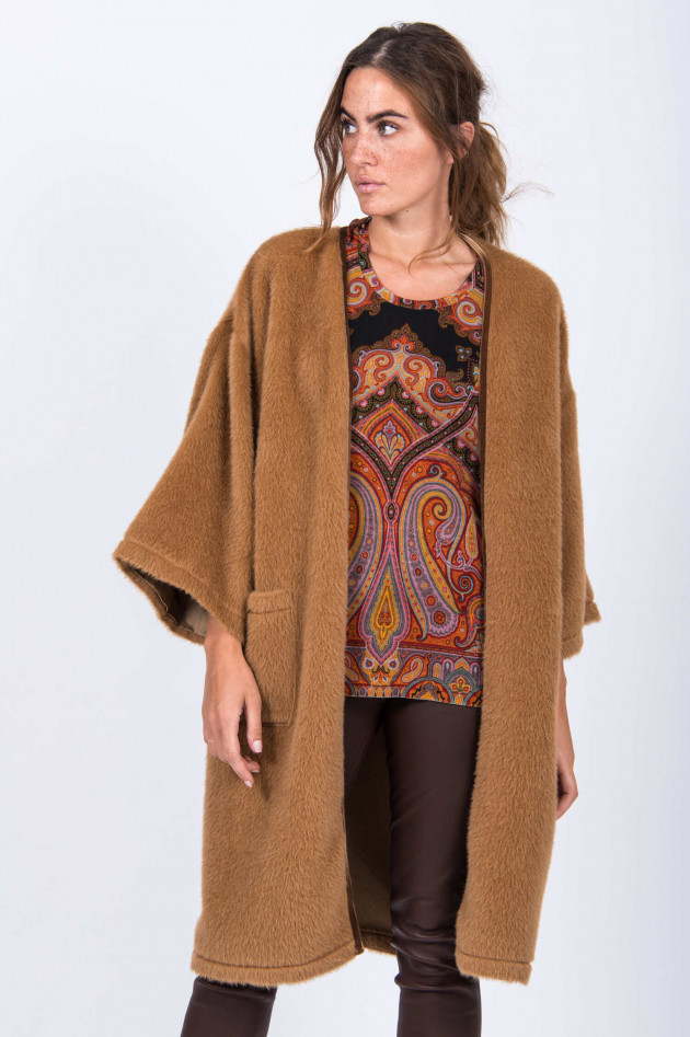 Etro Alpaka-Mantel in Camel