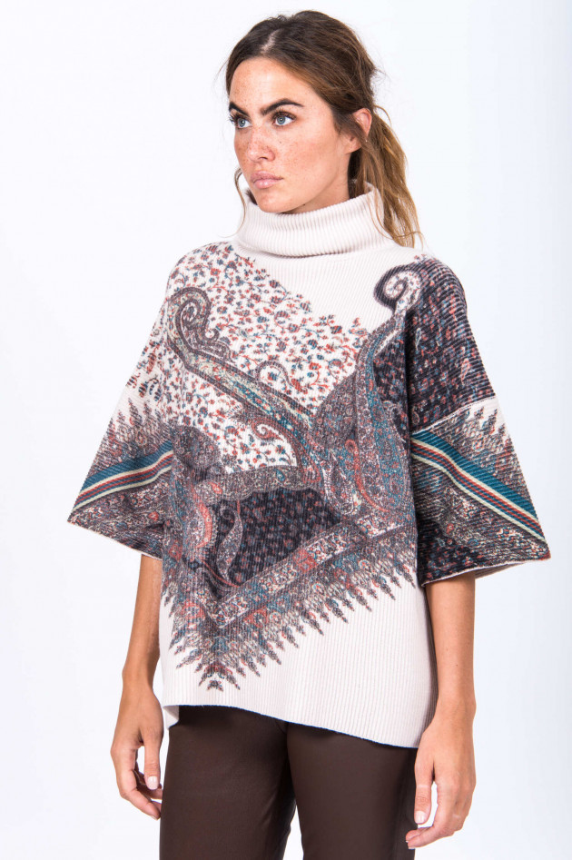 Etro Turtleneckpullover in Natur/Braun