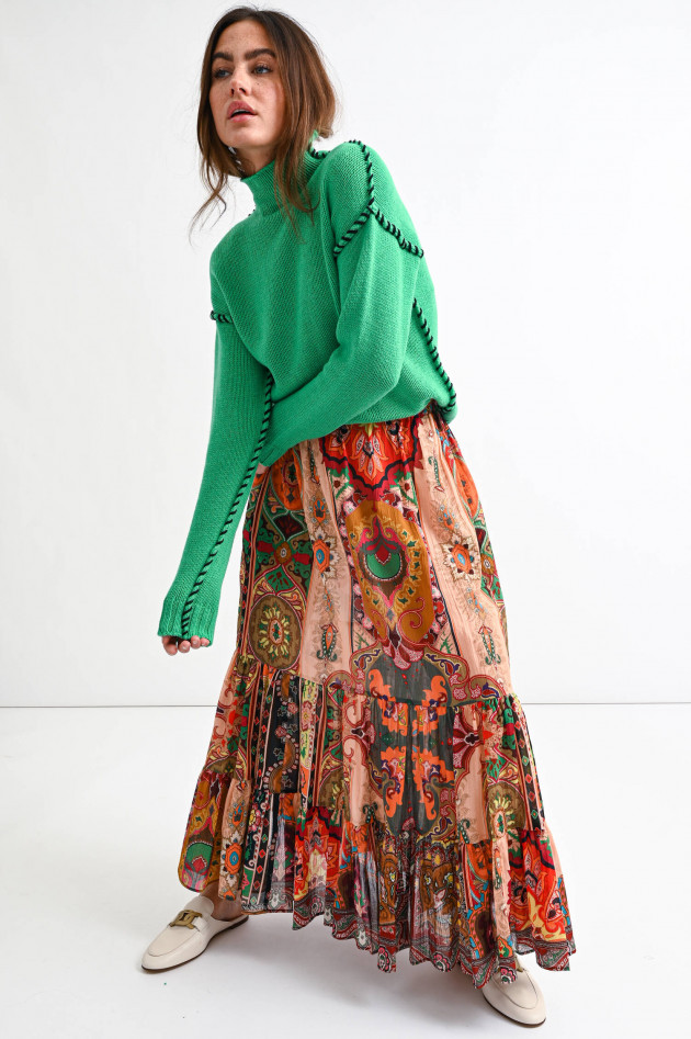 Etro Strickpullover mit Inside-Out-Nähten in Grün