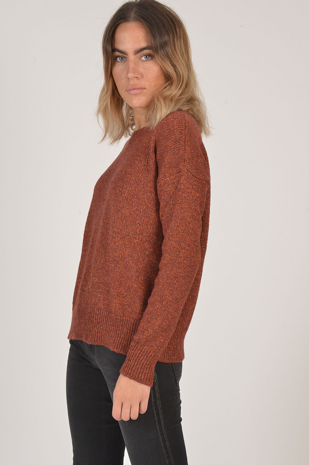 Etro Strickpullover in Cognac/Gold