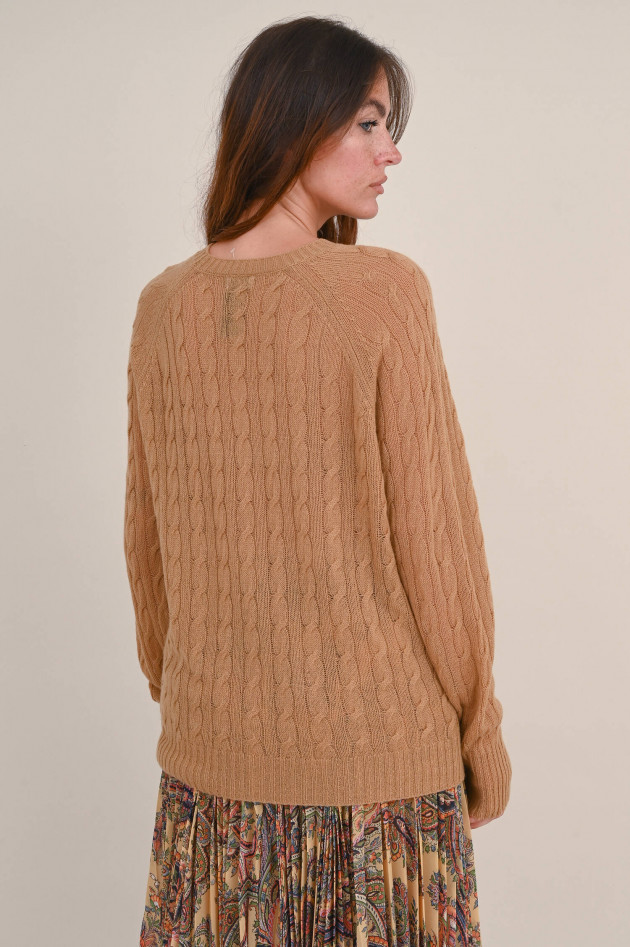 Etro Cashmere Strickpullover in Camel