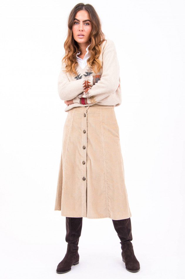 Etro Schicker Cord-Rock in Beige