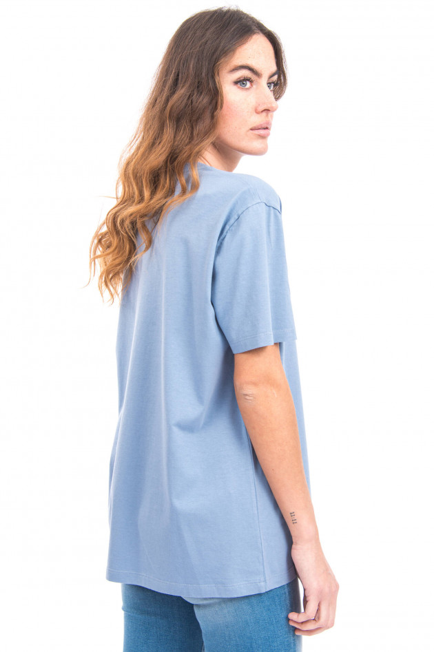 Etro T-Shirt mit Aufdruck in Blau