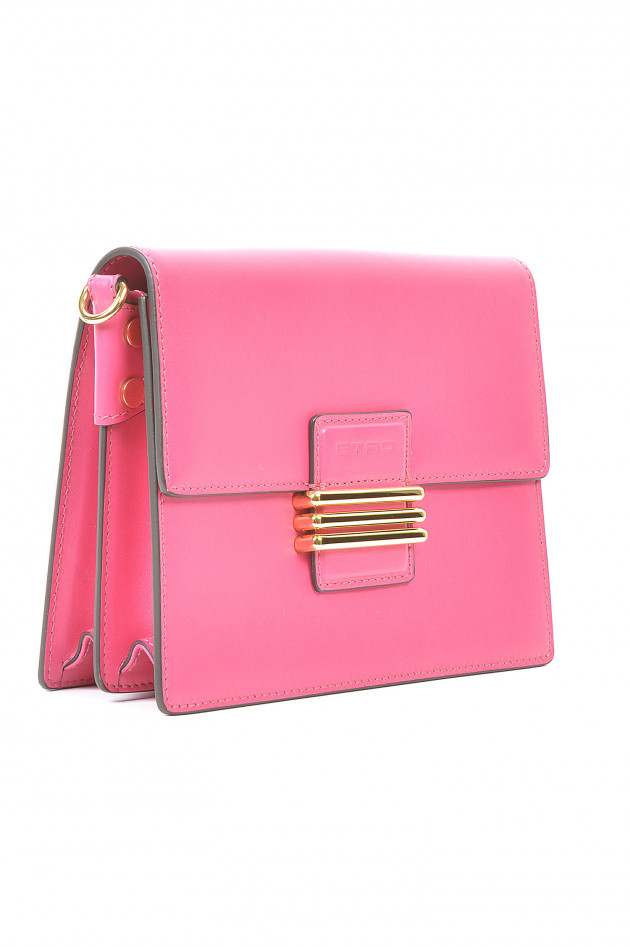 Etro Tasche mit besticktem Umhängeriemen in Pink