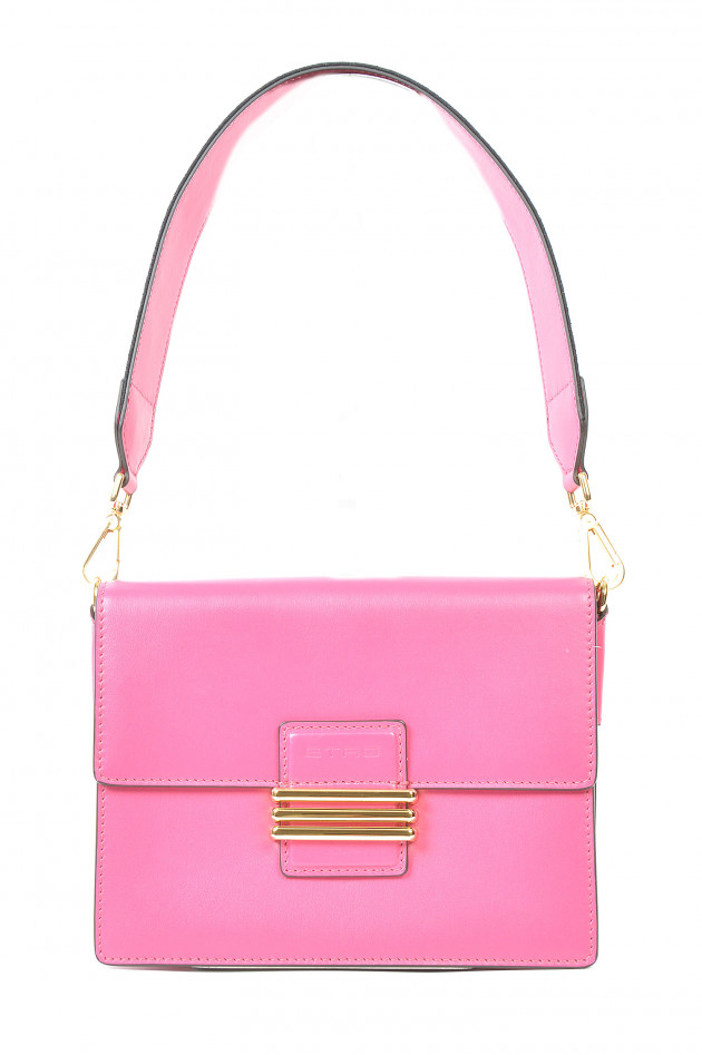 Etro Tasche mit besticktem Umhängeriemen in Pink