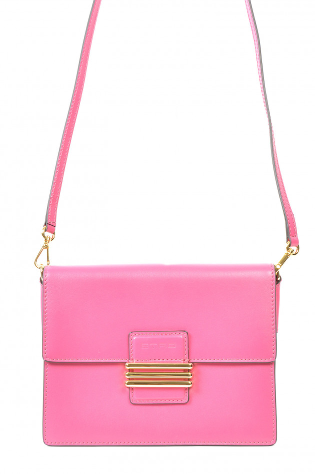 Etro Tasche mit besticktem Umhängeriemen in Pink