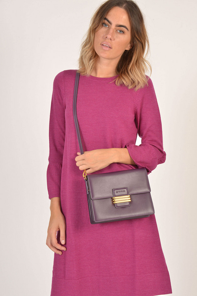 Etro Tasche aus Leder in Violett