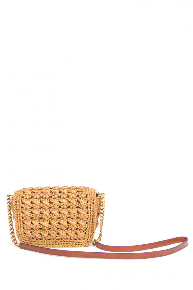 Etro Cross-Body-Bag aus Bast in Braun