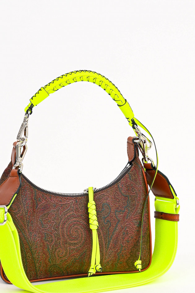 Etro Mini-Hobo-Tasche mit Paisleydesign