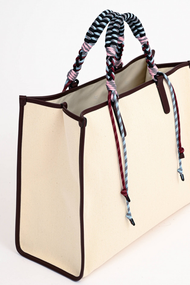 Etro Shopper mit Logo-Stickerei in Natur