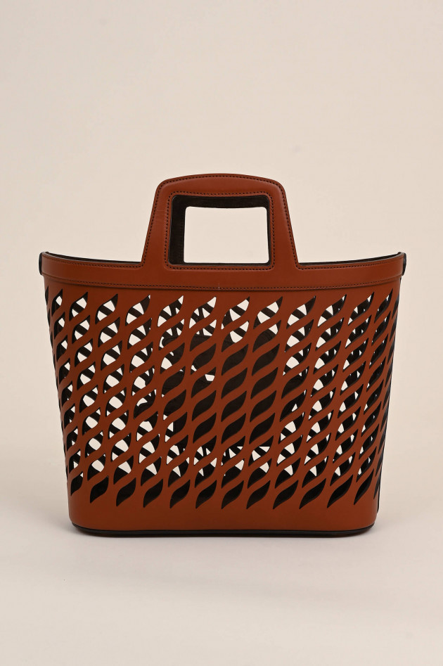 Etro Shoppingtasche aus Leder in Braun