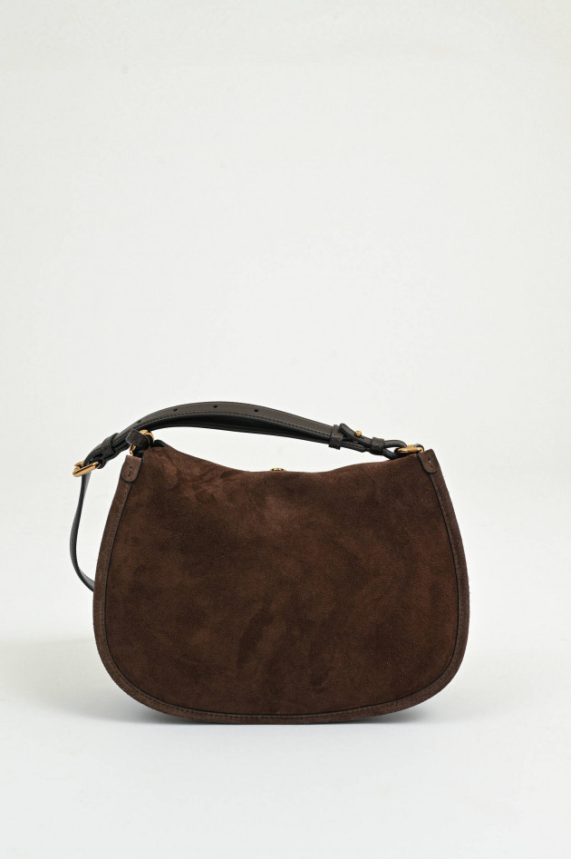 Etro Umhänge/Schultertasche aus Wildleder in Braun
