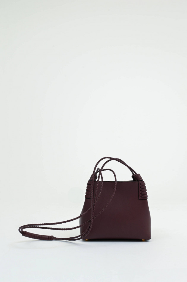Etro Mini-Shopper mit Pegasus-Logo in Bordeaux