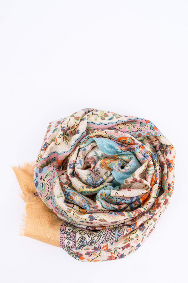 Etro Schal aus Seide in Multicolor gemustert