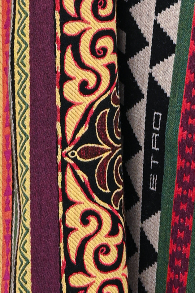 Etro Jacquard-Schal im Ethno-Style in Multicolor