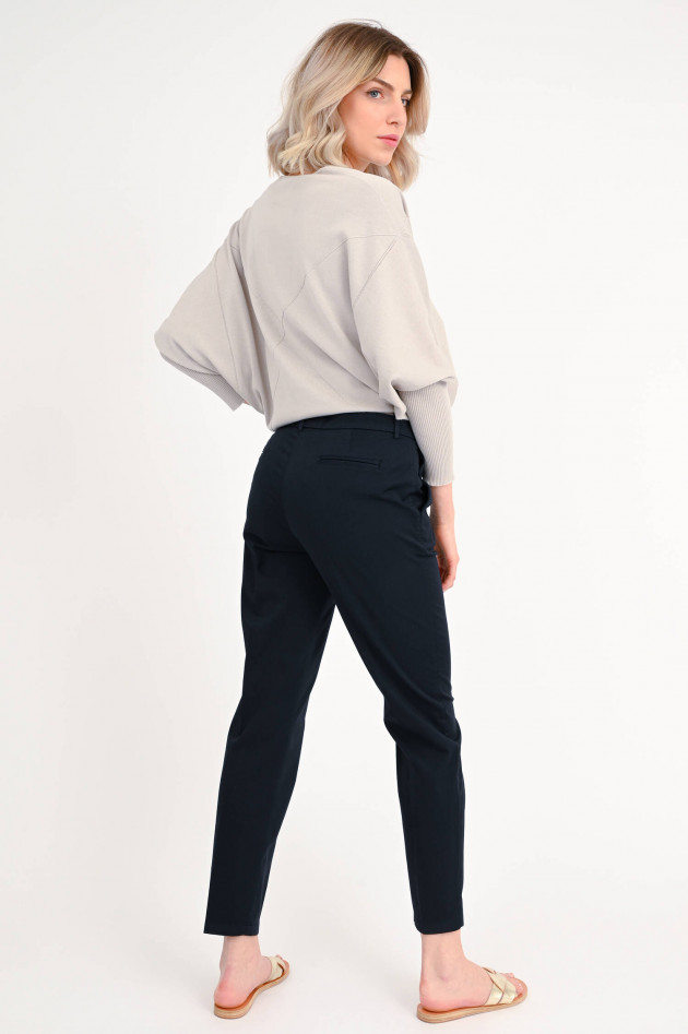 Fabiana Filippi Chino mit Schmuckstein-Details in Navy