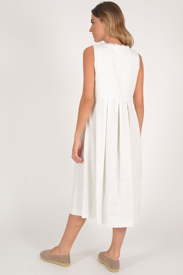 Fabiana Filippi Kleid aus Baumwolle in Weiß