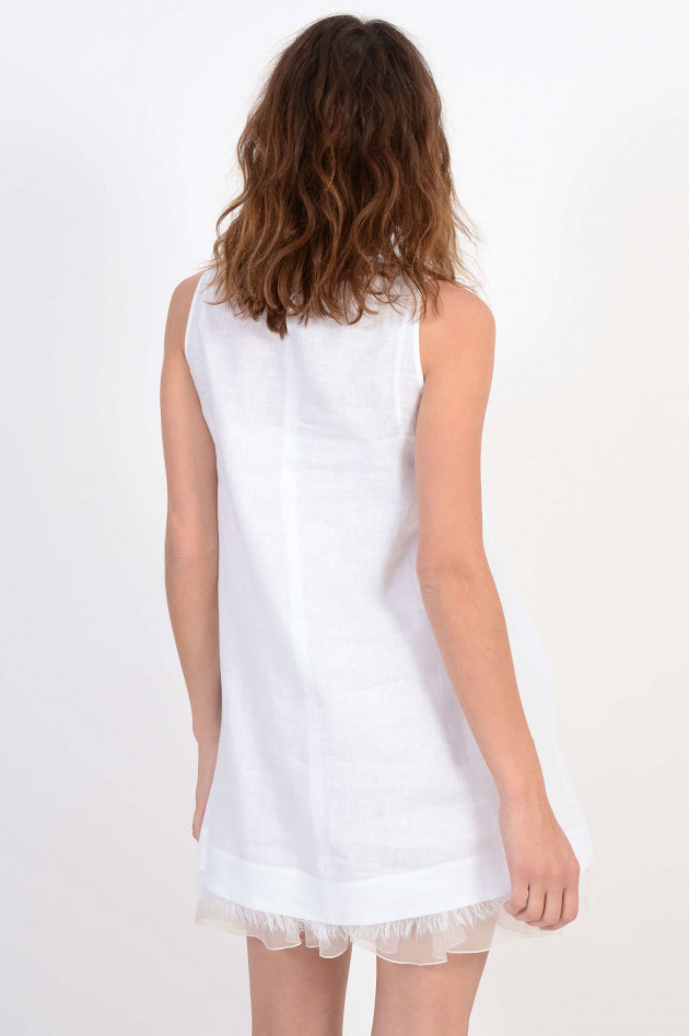 Fabiana Filippi Leinenkleid in Weiß