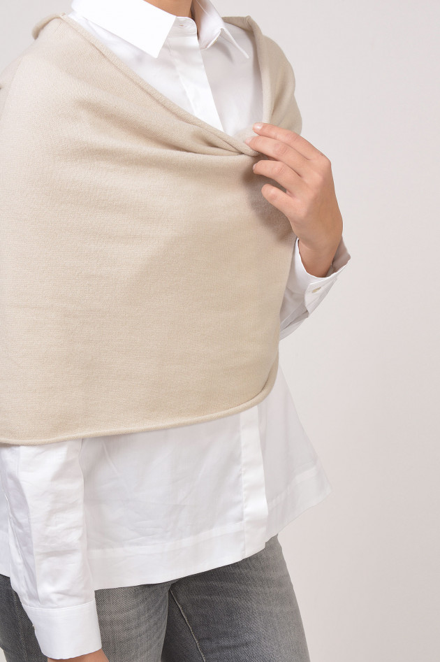 Fabiana Filippi Poncho aus Cashmere in Beige