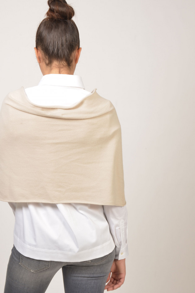 Fabiana Filippi Poncho aus Cashmere in Beige