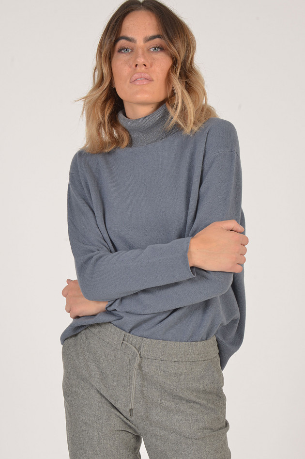 Fabiana Filippi Rollkragenpullover in Blau