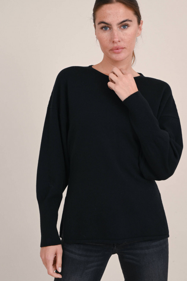 Fabiana Filippi Woll-Mix Pullover in Schwarz