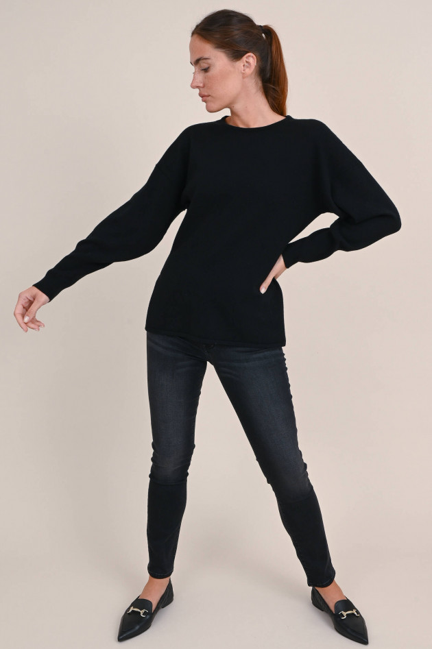 Fabiana Filippi Woll-Mix Pullover in Schwarz