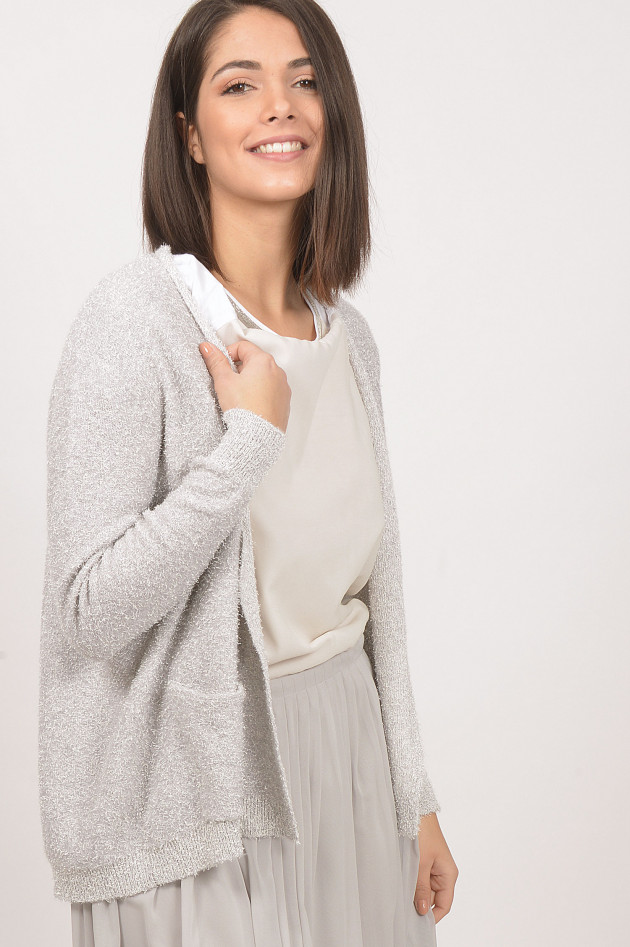 Fabiana Filippi Oversized - Cardigan in Grau