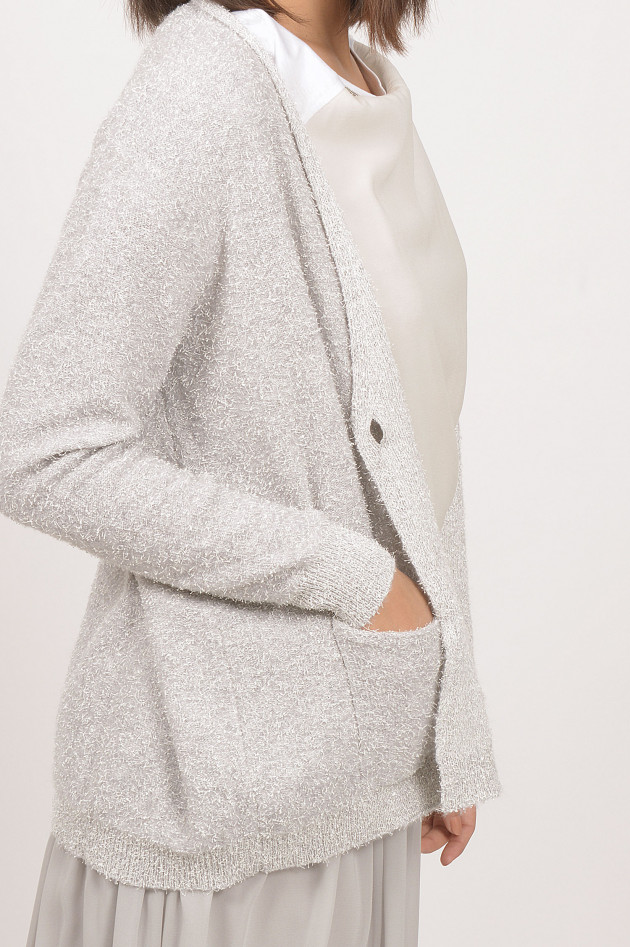 Fabiana Filippi Oversized - Cardigan in Grau