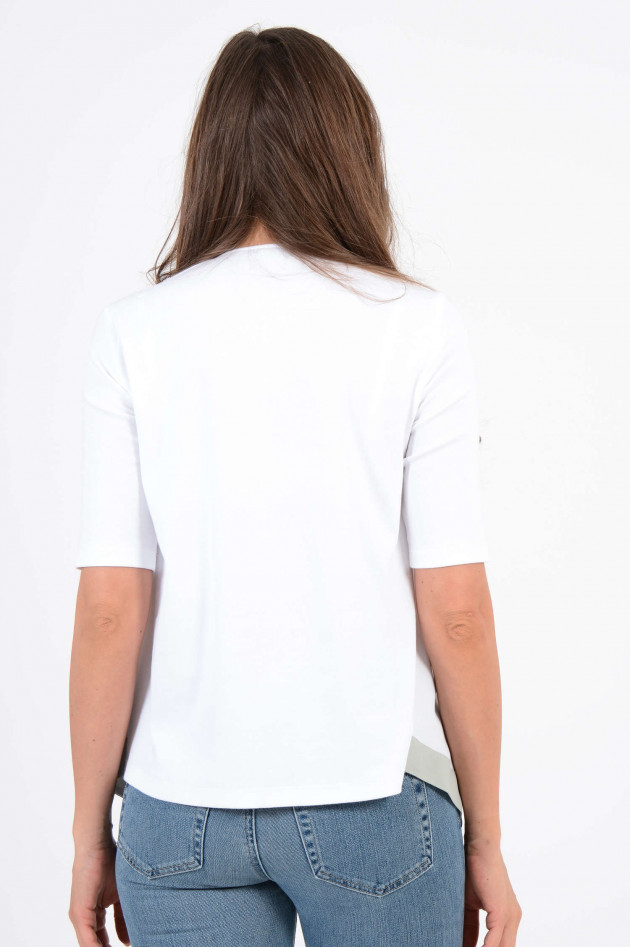 Fabiana Filippi Shirt in Weiß/Salbei