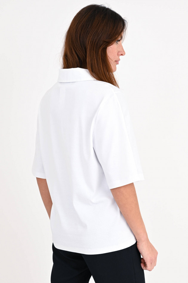 Fabiana Filippi Blusenshirt aus Baumwolle in Weiß