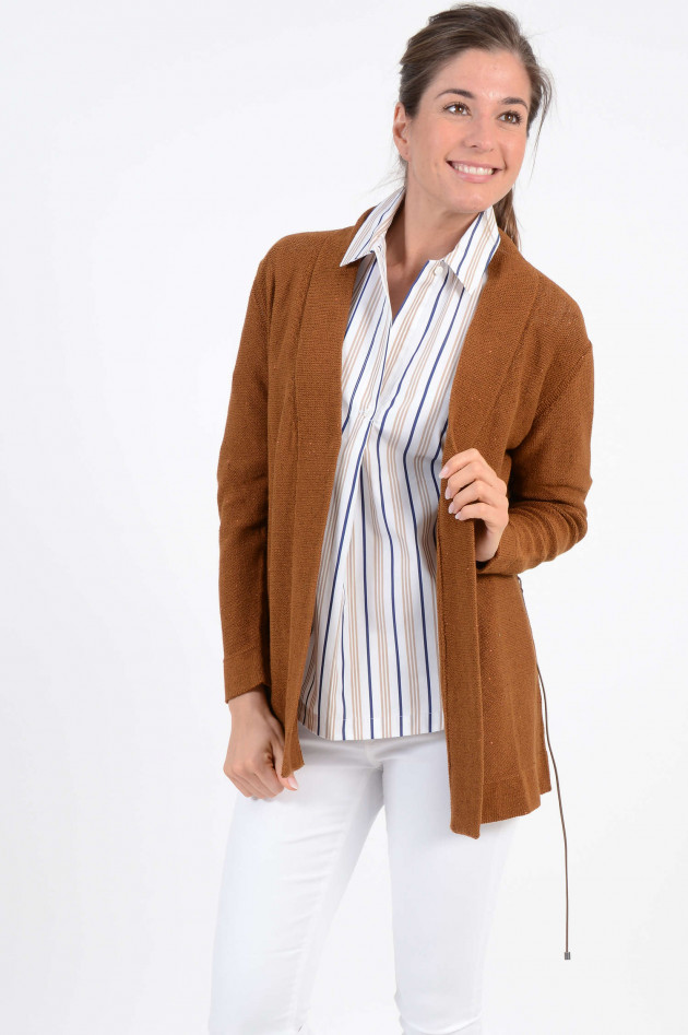 Fabiana Filippi Strickjacke in Cognac